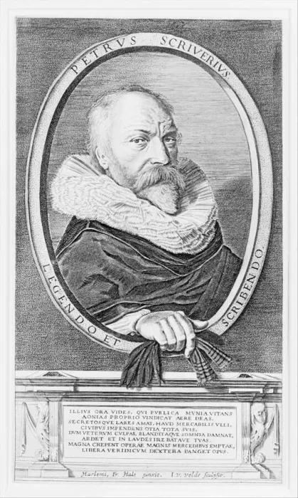 Framed Print : Portrait of Peter Scriverius. n. d. Creator: Jan van de Velde II Framed Print : Portrait of Peter Scriverius. n. d. Creator: Jan van de Velde II