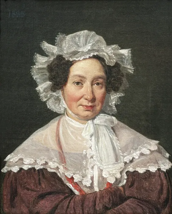 Framed Print : Portrait of Petra Ottilia Marstrand, the artist's mother, 1835. Creator: Wilhelm Marstrand Framed Print : Portrait of Petra Ottilia Marstrand, the artist's mother, 1835. Creator: Wilhelm Marstrand