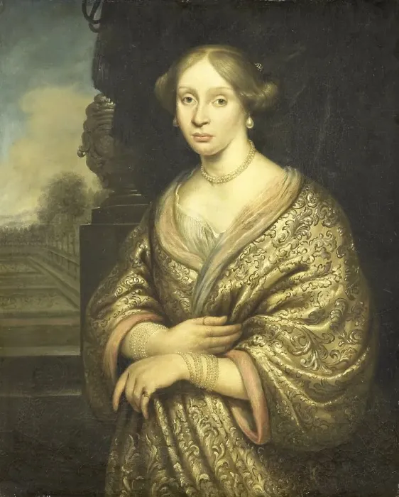 Framed Print : Portrait of Petronella van der Burcht (1657-1682), 1674. Creator: Zacharias Blijhooft Framed Print : Portrait of Petronella van der Burcht (1657-1682), 1674. Creator: Zacharias Blijhooft