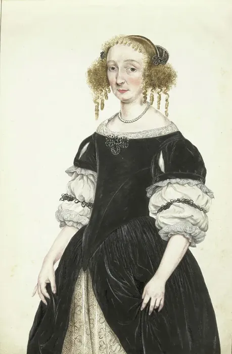 Framed Print : Portrait of Petronella de Waert, c.1670. Creator: Gesina ter Borch Framed Print : Portrait of Petronella de Waert, c.1670. Creator: Gesina ter Borch
