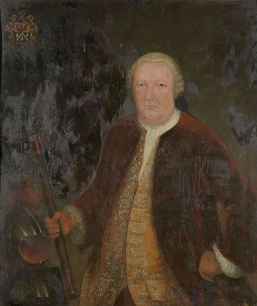 Portrait of Petrus Albertus van der Parra, Governor-General of the Dutch East India Company, c.1762. Creator: Anon