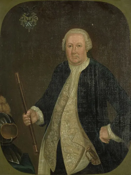Framed Print : Portrait of Petrus Albertus van der Parra, Governor-General of the Dutch East India Company, 1762-18 Creator: Anon Framed Print : Portrait of Petrus Albertus van der Parra, Governor-General of the Dutch East India Company, 1762-18 Creator: Anon