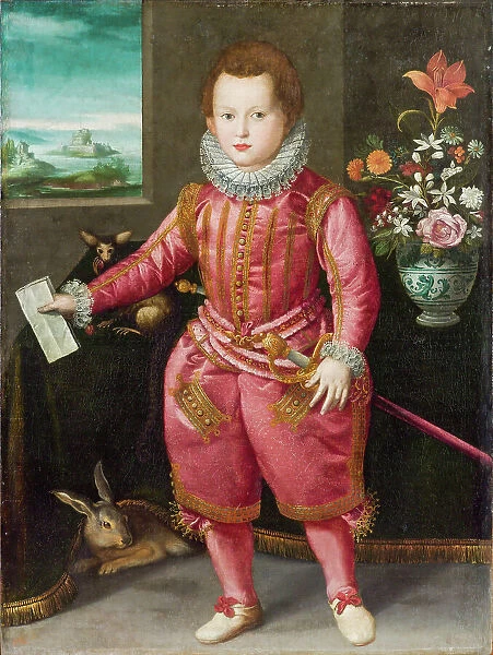 Portrait of Philip de' Medici (1577-1582), ca 1581. Creator: Allori, Alessandro (1535-1607)