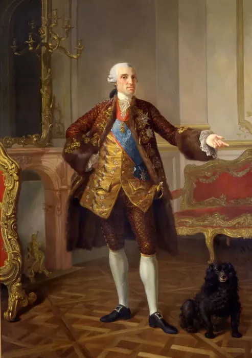 Framed Print : Portrait of Philip I (1720-1765), Duke of Parma, 1765. Artist: Pecheux, Laurent (1729-1821) Framed Print : Portrait of Philip I (1720-1765), Duke of Parma, 1765. Artist: Pecheux, Laurent (1729-1821)