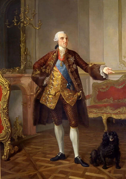 Portrait of Philip I (1720-1765), Duke of Parma, 1765. Artist: Pecheux, Laurent (1729-1821)