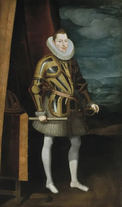 Framed Print : Portrait of Philip III (1578-1621), King of Spain and Portugal, 1606. Artist: Pantoja de la Cruz, Juan (1553-1608) Framed Print : Portrait of Philip III (1578-1621), King of Spain and Portugal, 1606. Artist: Pantoja de la Cruz, Juan (1553-1608)
