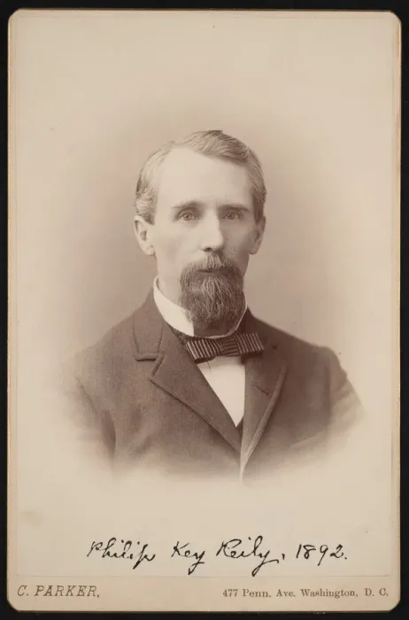 Framed Print : Portrait of Philip Key Reily (1829-1910), 1892. Creator: Charles Parker Framed Print : Portrait of Philip Key Reily (1829-1910), 1892. Creator: Charles Parker