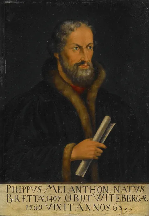 Framed Print : Portrait of Philipp Melanchthon, 1575-1585. Creator: Lucas Cranach the Younger Framed Print : Portrait of Philipp Melanchthon, 1575-1585. Creator: Lucas Cranach the Younger