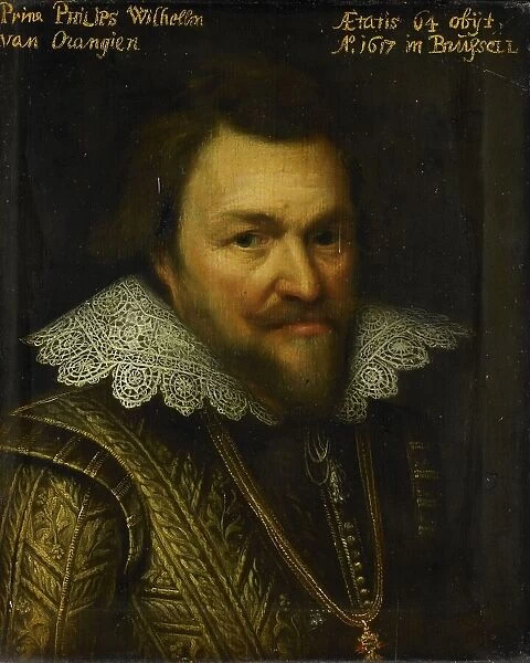 Portrait of Philips Willem (1554-1618), Prince of Orange, c.1609-c.1633. Creator: Workshop of Michiel Jansz van Mierevelt