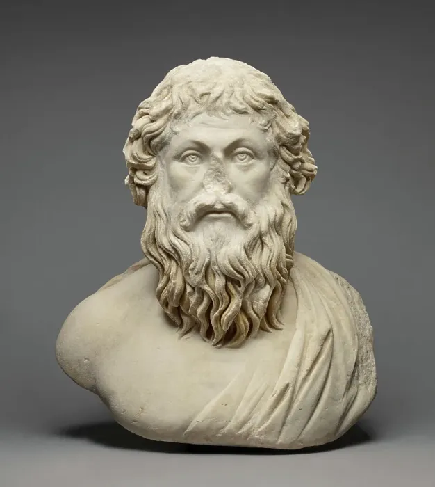 Framed Print : Portrait of a Philosopher, about A.D. 400. Creator: Unknown Framed Print : Portrait of a Philosopher, about A.D. 400. Creator: Unknown