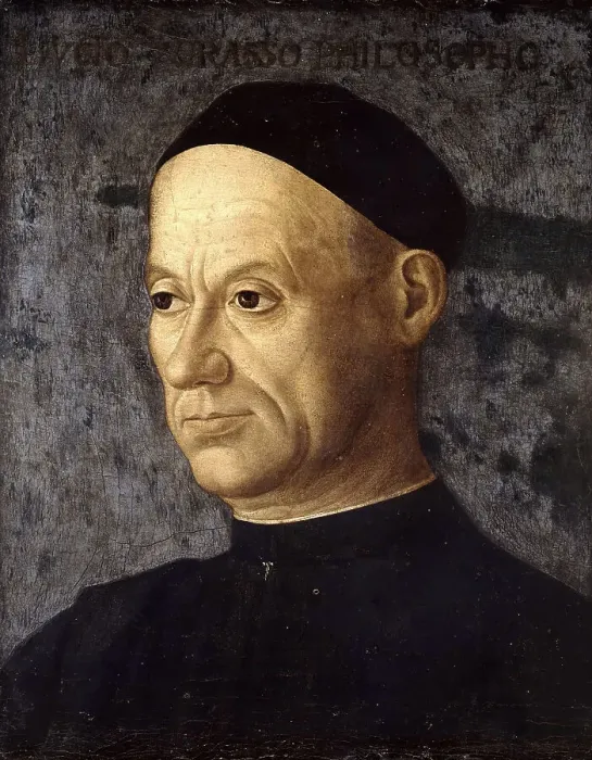 Framed Print : Portrait of the philosopher Lucio Crasso, ca 1465. Creator: Bastiani, Lazzaro (1429-1512) Framed Print : Portrait of the philosopher Lucio Crasso, ca 1465. Creator: Bastiani, Lazzaro (1429-1512)