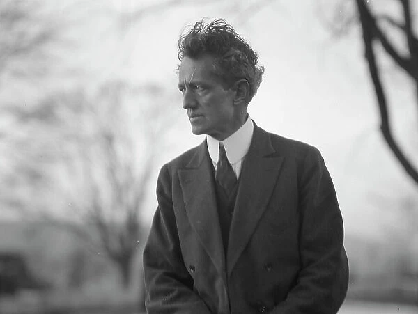 Portrait photograph of Arnold Genthe taken outdoors, between 1911 and 1942. Creator: Arnold Genthe