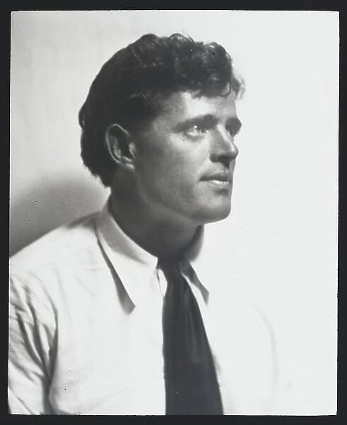 Portrait photograph of Jack London, between 1906 and 1916. Creator: Arnold Genthe