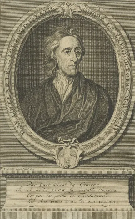 Framed Print : Portrait of the physician and philosopher John Locke (1632-1704), 1721. Creator: Picart Framed Print : Portrait of the physician and philosopher John Locke (1632-1704), 1721. Creator: Picart
