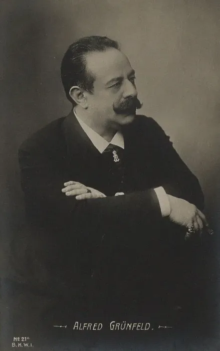 Framed Print : Portrait of the pianist and composer Alfred Grünfeld (1852-1924), c. 1900. Creator: Anonymous Framed Print : Portrait of the pianist and composer Alfred Grünfeld (1852-1924), c. 1900. Creator: Anonymous