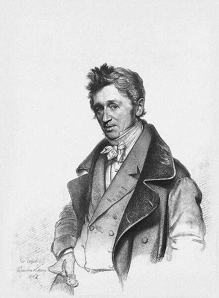 Portrait of the pianist and composer August Alexander Klengel (1783-1852), ca 1820. Creator: Vogel von Vogelstein, Carl Christian, (after) (1788-1868)