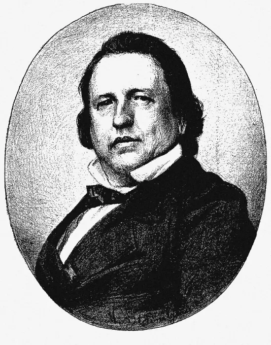 Framed Print : Portrait of the pianist and composer Carl Haslinger (1816-1868). Creator: Anonymous Framed Print : Portrait of the pianist and composer Carl Haslinger (1816-1868). Creator: Anonymous