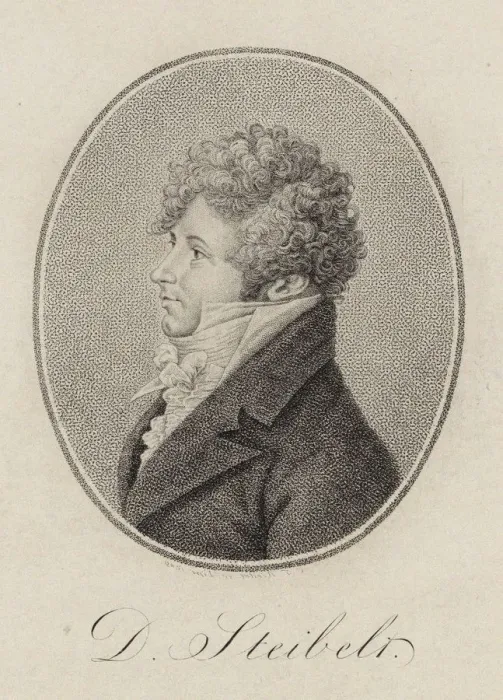 Framed Print : Portrait of pianist and composer Daniel Steibelt (1765-1823), 1809. Creator: Riedel Framed Print : Portrait of pianist and composer Daniel Steibelt (1765-1823), 1809. Creator: Riedel