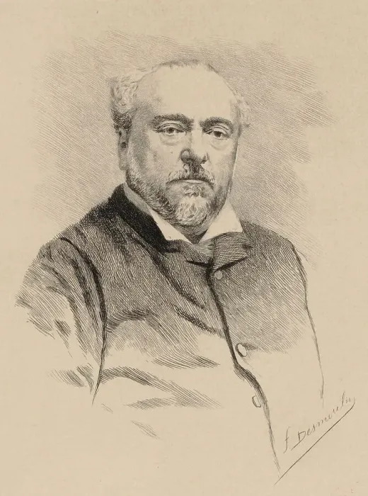 Framed Print : Portrait of the pianist and composer Emmanuel Chabrier (1841-1894), 1890. Creator: Desmoulin, Fernand (1853-1914) Framed Print : Portrait of the pianist and composer Emmanuel Chabrier (1841-1894), 1890. Creator: Desmoulin, Fernand (1853-1914)