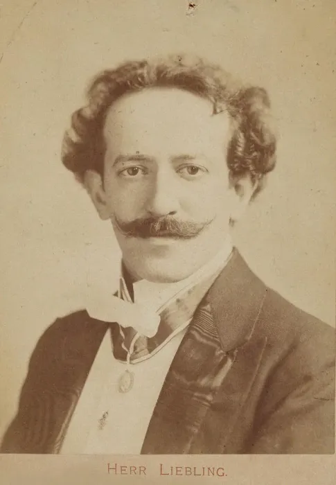 Framed Print : Portrait of pianist and composer Georg Liebling (1865-1946), c. 1900. Creator: Anonymous Framed Print : Portrait of pianist and composer Georg Liebling (1865-1946), c. 1900. Creator: Anonymous