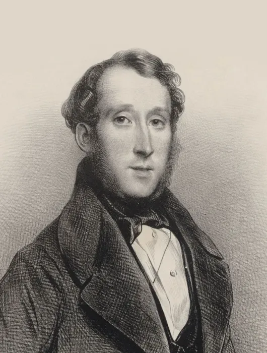 Framed Print : Portrait of pianist and composer George Alexander Osborne (1806-1893), 1850. Creator: Deveria Framed Print : Portrait of pianist and composer George Alexander Osborne (1806-1893), 1850. Creator: Deveria