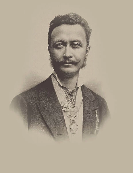Portrait of pianist and composer Géza Zichy (1849-1924), c. 1900. Creator: Anonymous