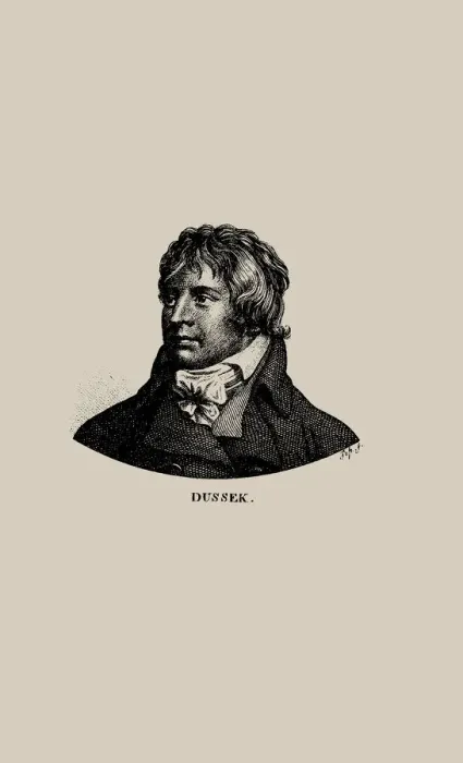 Framed Print : Portrait of the pianist and composer Johann Ladislaus Dussek (1760-1812) Framed Print : Portrait of the pianist and composer Johann Ladislaus Dussek (1760-1812)