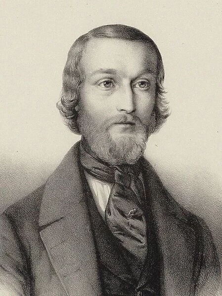 Portrait of the pianist and composer Joseph Schad (1812-1879). Creator: Charpentier, Auguste (1815-1880)