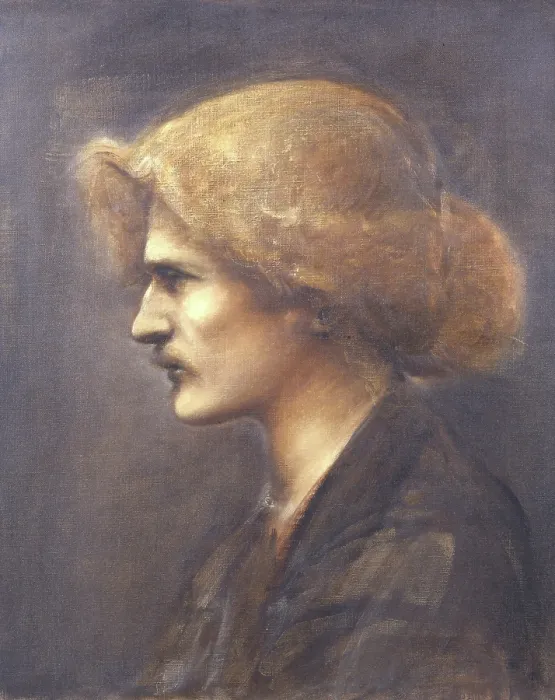 Framed Print : Portrait of the pianist, composer and politician Ignacy Jan Paderewski, 1890. Creator: Burne-Jones, Sir Edward Coley (1833-1898) Framed Print : Portrait of the pianist, composer and politician Ignacy Jan Paderewski, 1890. Creator: Burne-Jones, Sir Edward Coley (1833-1898)