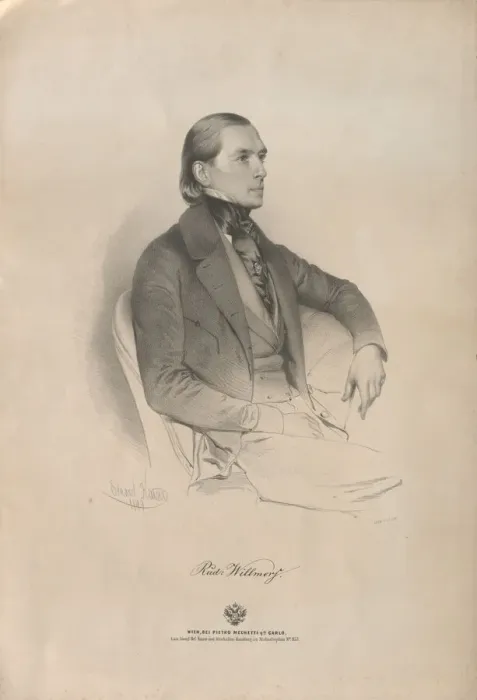 Framed Print : Portrait of pianist and composer Rudolf Heinrich Willmers (1821-1878), 1849 Framed Print : Portrait of pianist and composer Rudolf Heinrich Willmers (1821-1878), 1849
