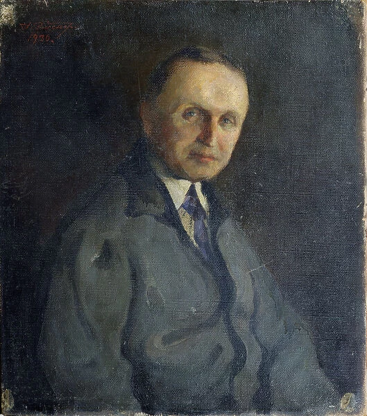 Portrait of the pianist Konstantin Igumnov (1873-1948), 1930. Artist: Elsner, A. K. (active Mid of 20th cen. )