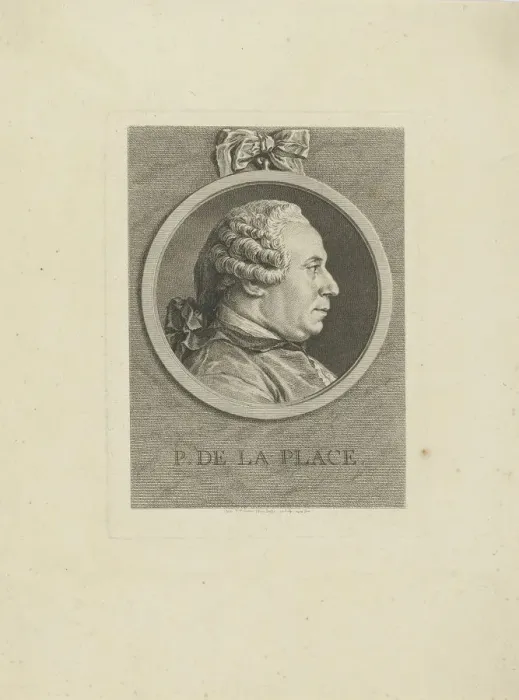 Framed Print : Portrait of Pierre-Antoine de La Place (1707-1793), 1762. Creator: Anonymous Framed Print : Portrait of Pierre-Antoine de La Place (1707-1793), 1762. Creator: Anonymous