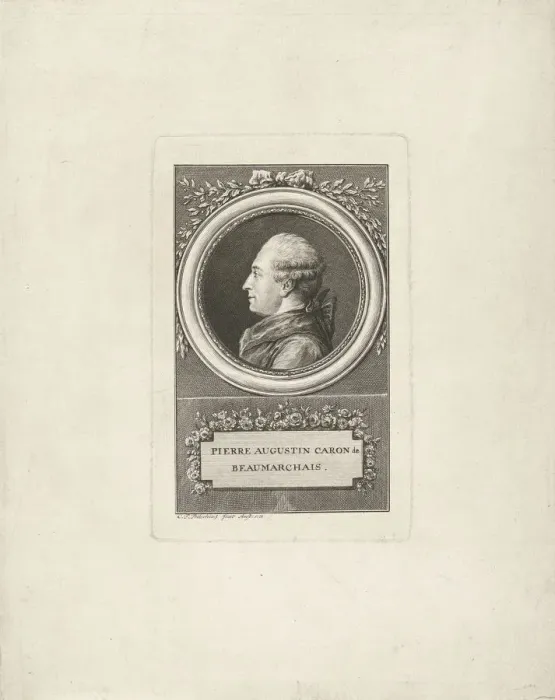 Framed Print : Portrait of Pierre-Augustin Caron de Beaumarchais (1732-1799), 1778 Framed Print : Portrait of Pierre-Augustin Caron de Beaumarchais (1732-1799), 1778