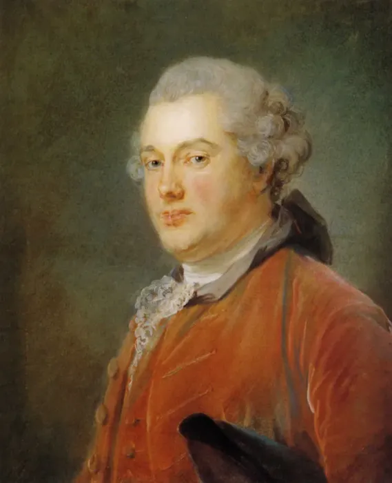 Framed Print : Portrait of Pierre-Clement Raguenet (1732-1791), 1765 Framed Print : Portrait of Pierre-Clement Raguenet (1732-1791), 1765