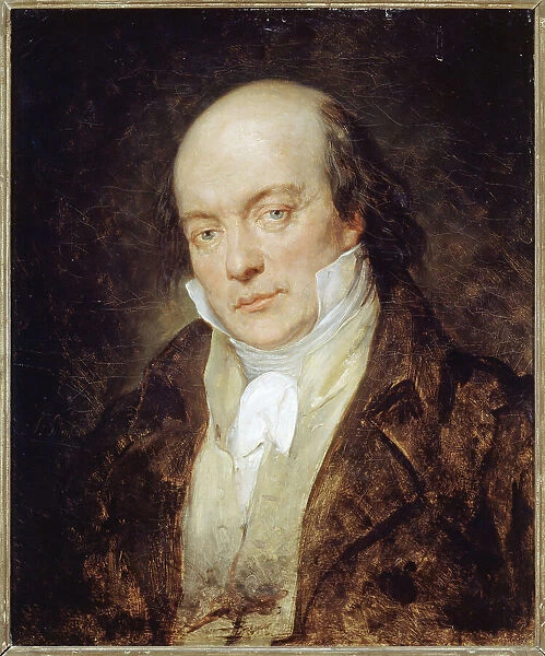 Portrait of Pierre-Jean Beranger (1780-1857), poet-songwriter, c1830. Creator: Ary Scheffer