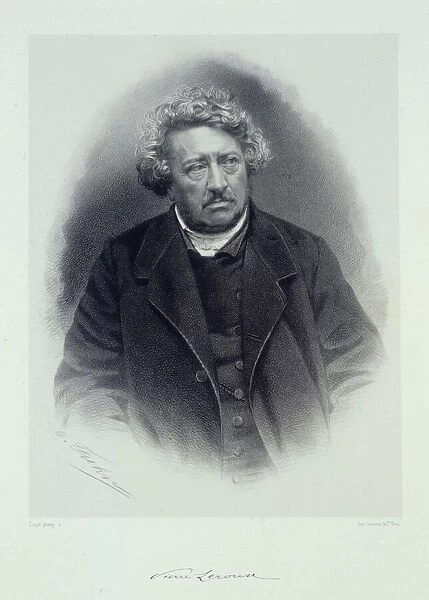 Portrait of Pierre Leroux (1797-1871). Creator: Anonymous