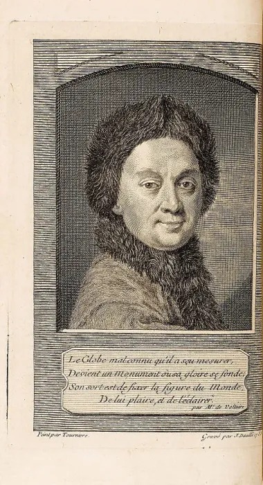 Framed Print : Portrait of Pierre Louis Moreau de Maupertuis (1698-1759), 1752. Creator: Daullé, Jean (1703-1763) Framed Print : Portrait of Pierre Louis Moreau de Maupertuis (1698-1759), 1752. Creator: Daullé, Jean (1703-1763)