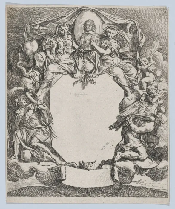 Framed Print : Portrait of Pierre Seguier, 1672. Creator: Gerard Audran Framed Print : Portrait of Pierre Seguier, 1672. Creator: Gerard Audran