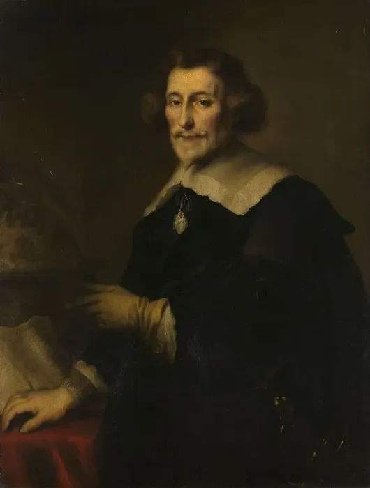 Framed Print : Portrait of Pieter Corneliszoon Hooft, Bailiff of Muiden, Historian and Poet, 1630-1700. Creator: Joachim von Sandrart (I) (copy after) Framed Print : Portrait of Pieter Corneliszoon Hooft, Bailiff of Muiden, Historian and Poet, 1630-1700. Creator: Joachim von Sandrart (I) (copy after)