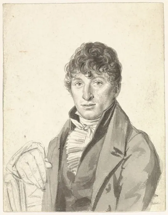 Framed Print : Portrait of Pieter Martinus Gregoor, c.1790-c.1829. Creator: Hendrik Willem Caspari Framed Print : Portrait of Pieter Martinus Gregoor, c.1790-c.1829. Creator: Hendrik Willem Caspari