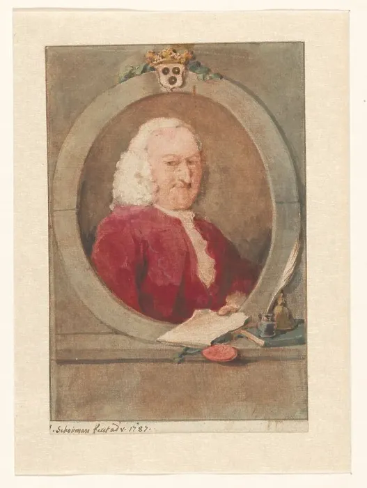Framed Print : Portrait of Pieter van Bleiswijk, 1787. Creator: Aert Schouman Framed Print : Portrait of Pieter van Bleiswijk, 1787. Creator: Aert Schouman