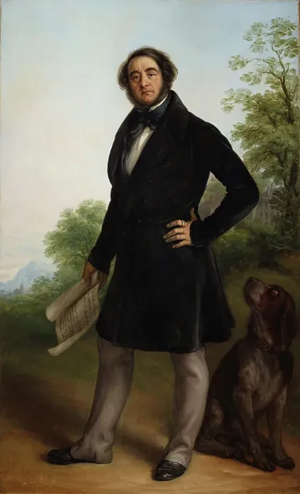 Framed Print : Portrait of Pietro Andrea Spini (1783-1855), after 1832. Creator: Carnovali, Giovanni (1804-1873) Framed Print : Portrait of Pietro Andrea Spini (1783-1855), after 1832. Creator: Carnovali, Giovanni (1804-1873)