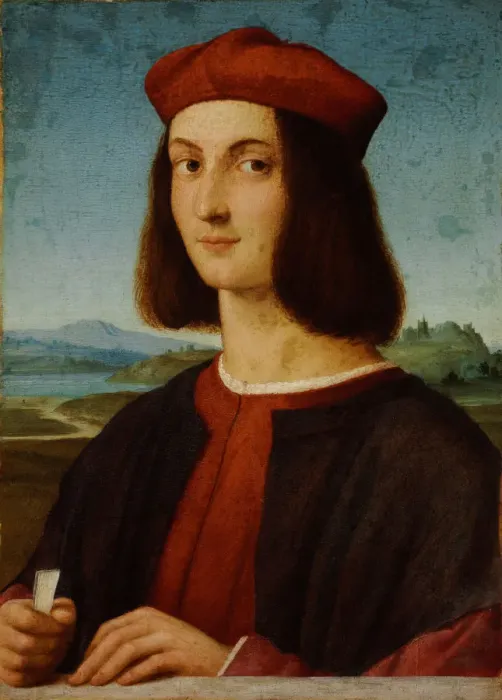 Framed Print : Portrait of Pietro Bembo. Artist: Raphael (1483-1520) Framed Print : Portrait of Pietro Bembo. Artist: Raphael (1483-1520)