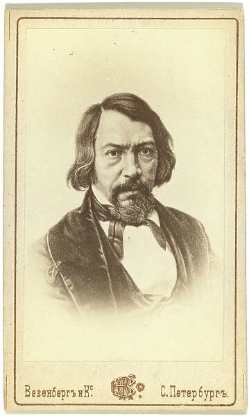 Portrait of the Poet Aleksey Khomyakov (1804-1860), 1850s