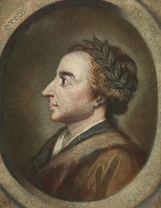 Framed Print : Portrait of poet Alexander Pope (1688-1744), 1744. Creator: Le Blon, Jacques Christophe (1667-1741) Framed Print : Portrait of poet Alexander Pope (1688-1744), 1744. Creator: Le Blon, Jacques Christophe (1667-1741)