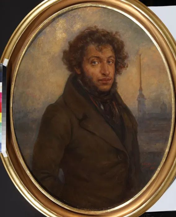 Framed Print : Portrait of the poet Alexander Sergeyevich Pushkin (1799-1837), 1938. Creator: Platunov Framed Print : Portrait of the poet Alexander Sergeyevich Pushkin (1799-1837), 1938. Creator: Platunov