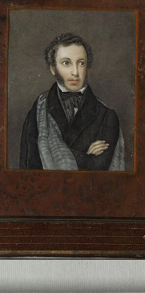 Portrait of the poet Alexander Sergeyevich Pushkin (1799-1837), First quarter of 19th cen