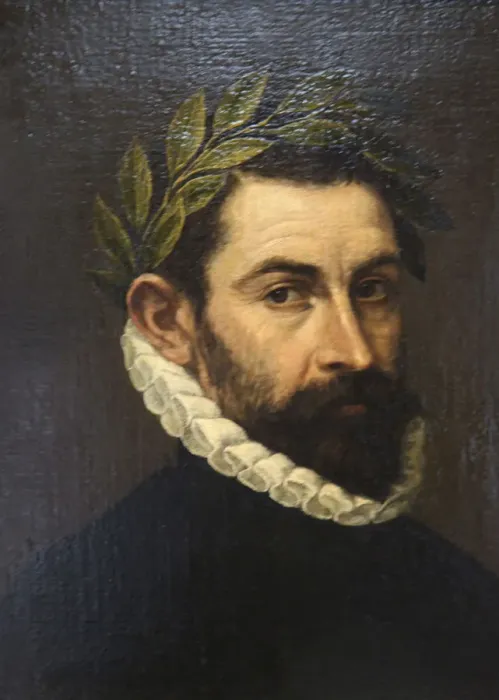 Framed Print : Portrait of the Poet de Alonso Ercilla y Zuniga, c1576-c1578. Artist: El Greco Framed Print : Portrait of the Poet de Alonso Ercilla y Zuniga, c1576-c1578. Artist: El Greco