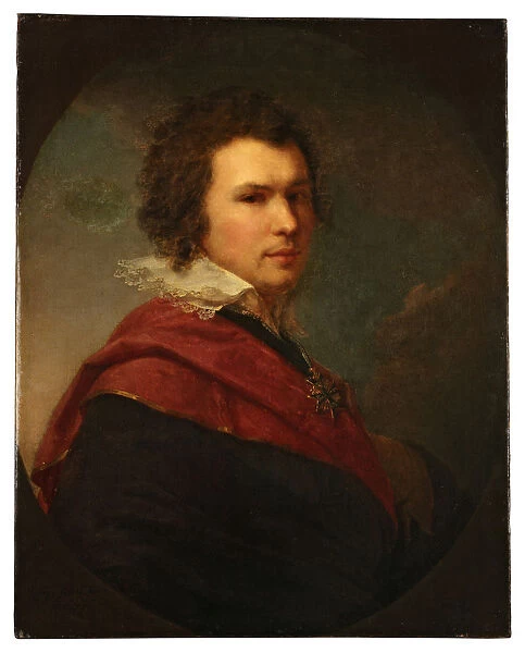 Portrait of the poet Apollon Alexandrovich Maykov (1761-1838), 1796. Artist: Lampi, Johann-Baptist, the Younger (1775-1837)