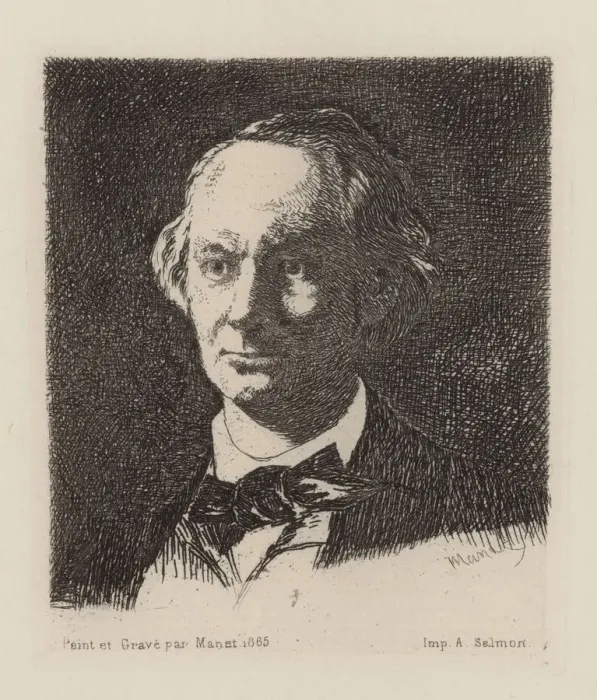 Framed Print : Portrait of the poet Charles Baudelaire (1821-1867). Artist: Manet, Edouard (1832-1883) Framed Print : Portrait of the poet Charles Baudelaire (1821-1867). Artist: Manet, Edouard (1832-1883)